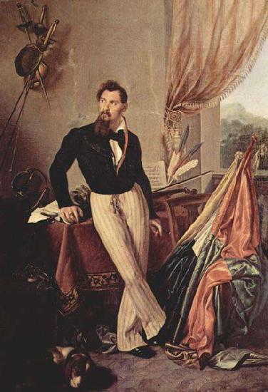 Francesco Hayez Portrait of Count Baglioni oil painting image